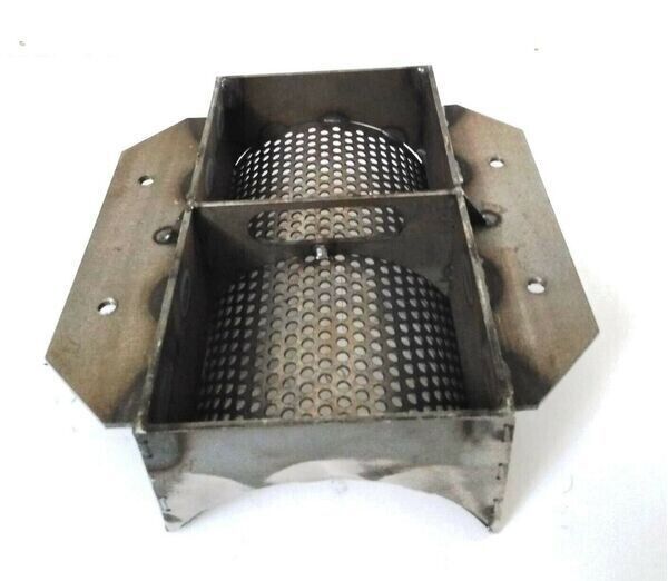 SHREDDER FULLY BUILT - 21 x 5MM 3 BLADE ROTATING SHEAR CUTS PLUS 6MM SIEVE